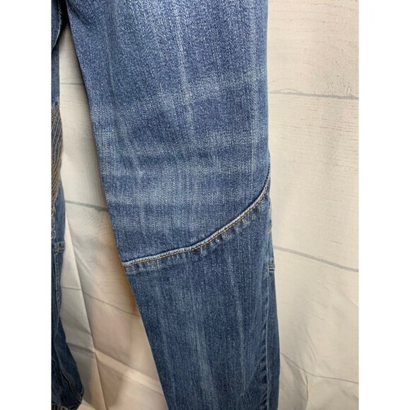 Allen B by Allen Schwartz Retro Jeans – Size 10, Zipper Ankles, Ribbed Legs - Picture 9 of 12